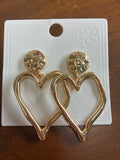 Heart Drop Earrings