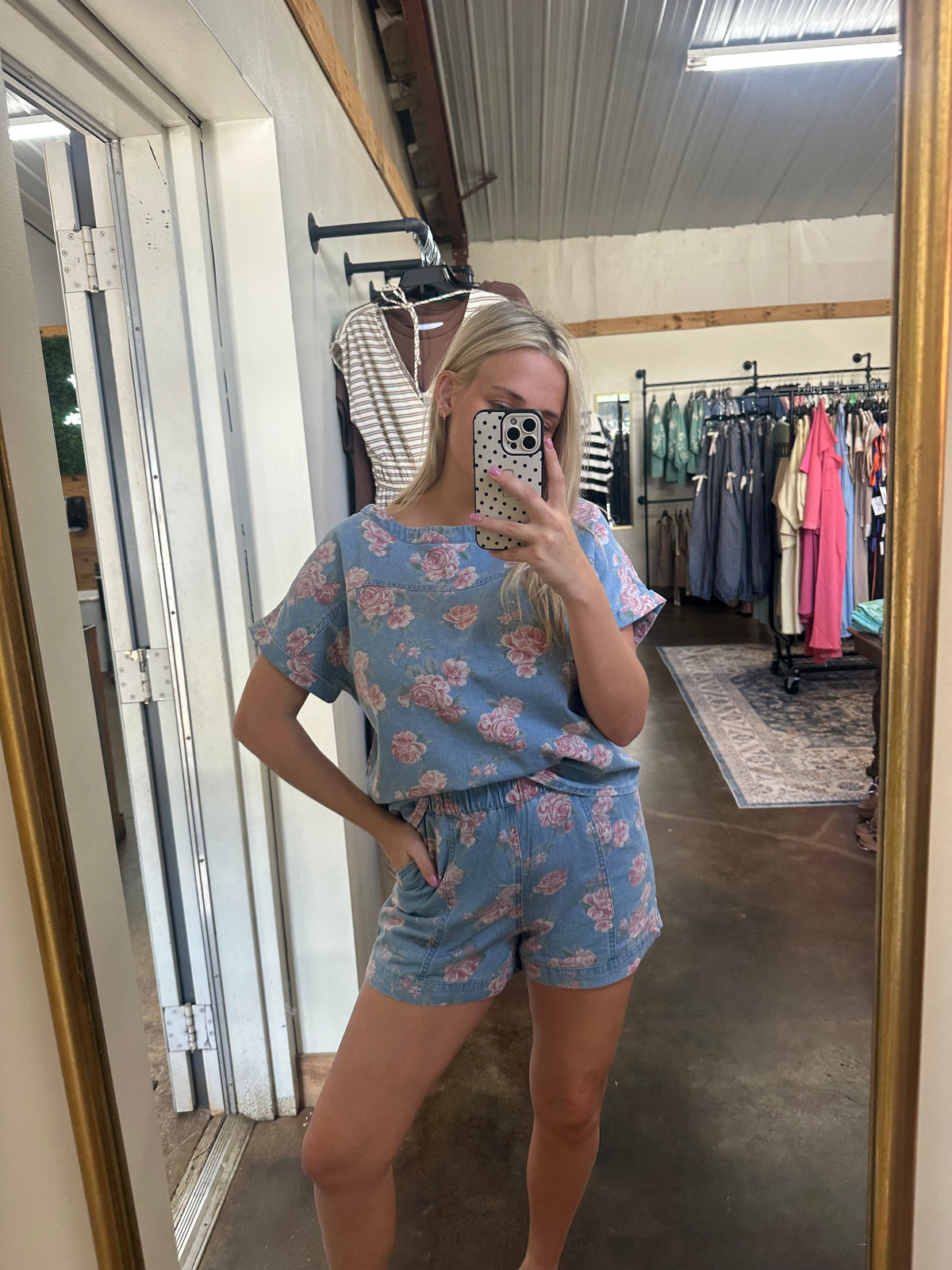 Denim Dreams short set