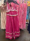 Flamingo Fizz Midi Dress