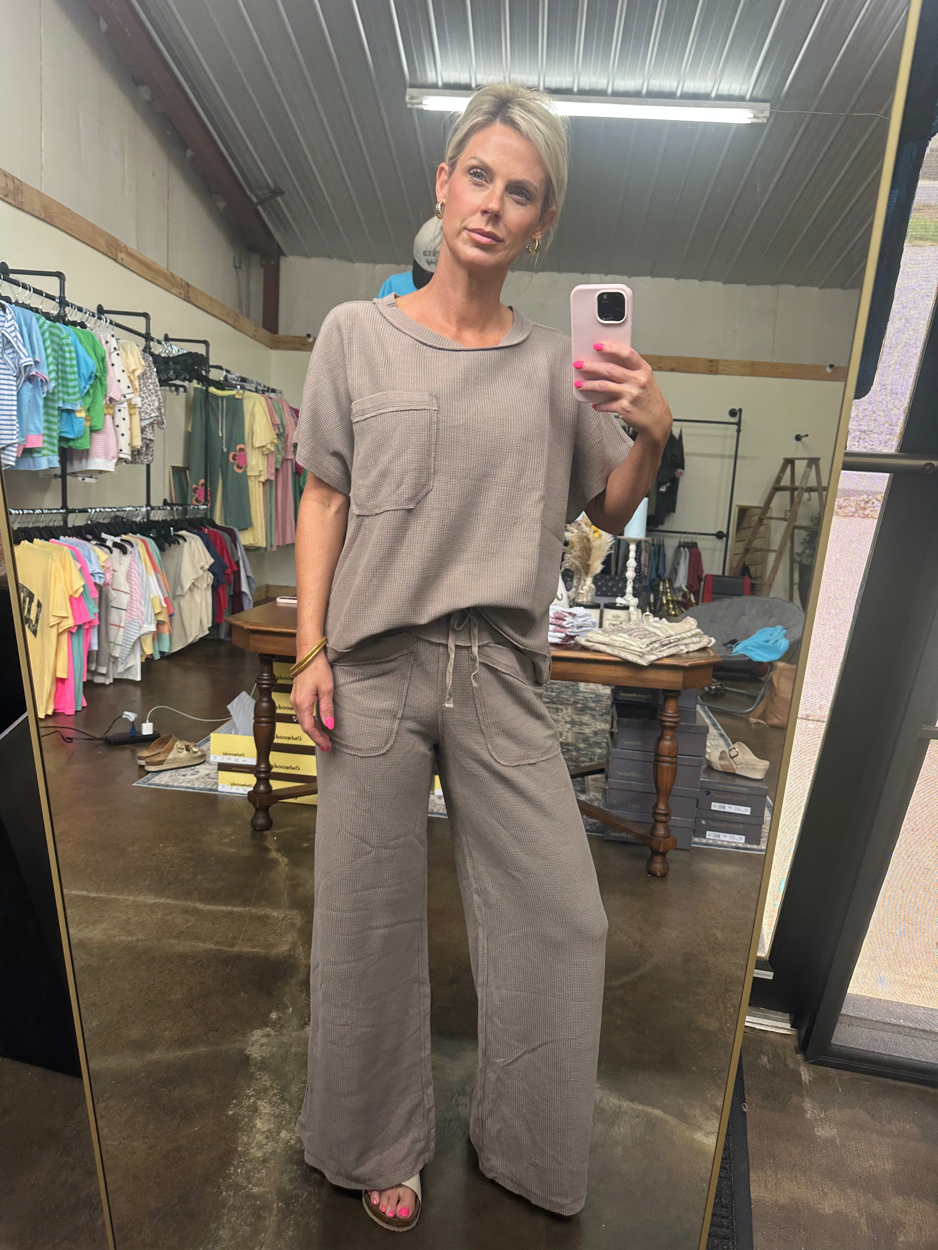 Honey Comb Two Piece Set