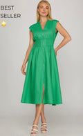 Emerald Escape Midi dress