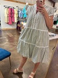 Sage Flutter Sleeve Mini