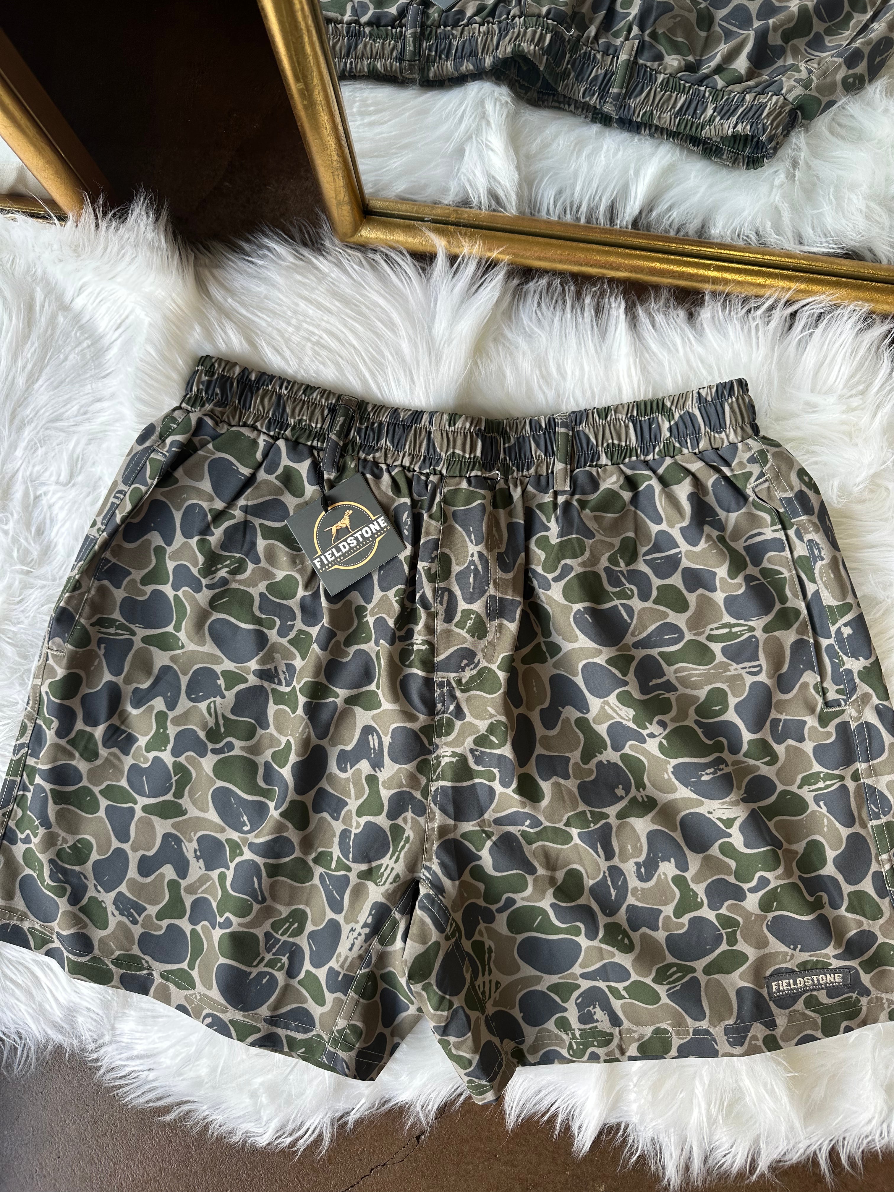 Fieldstone Backwoods Camo Shorts