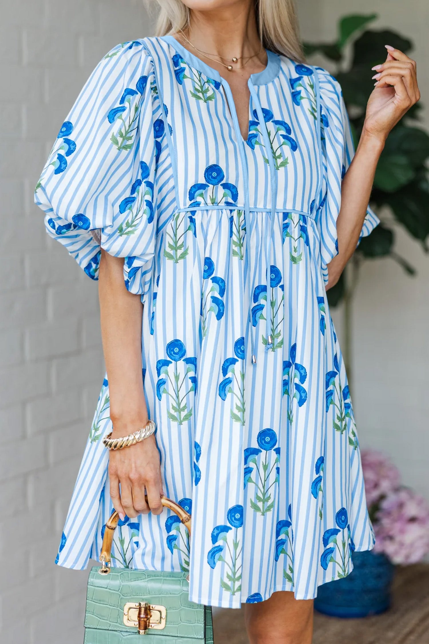 Bluebell Breeze Mini Dress