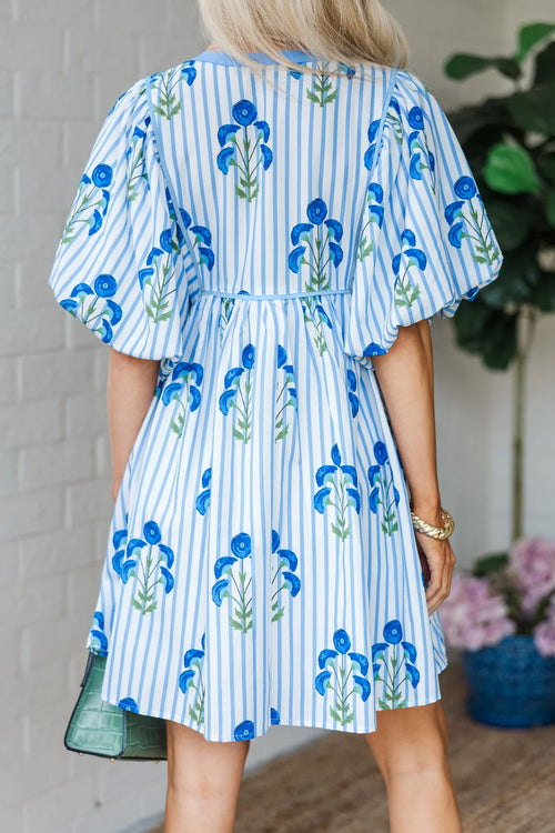 Bluebell Breeze Mini Dress
