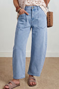 Beau Blue Jean Barrel Pant