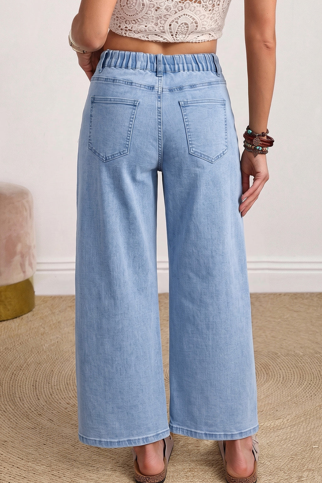 Beau Blue Jean Barrel Pant